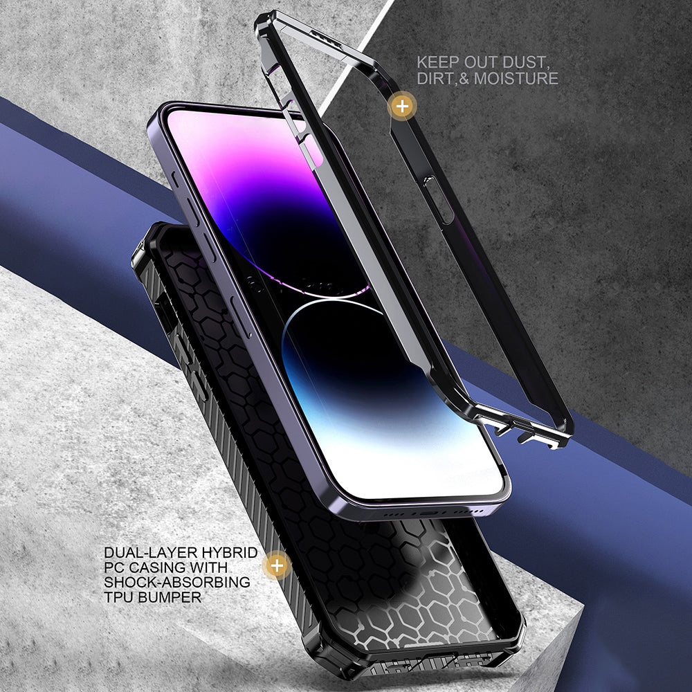 Til iPhone 13 Pro Max Kickstand Magnetic Case PC TPU Telefon Cover Kompatibel med MagSafe Til iPhone 13 Pro Max Kickstand Magnetic Case PC TPU Telefon Cover Kompatibel med MagSafe